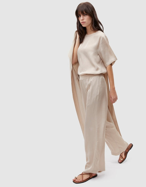 SEED - Textured satin tee - Cool sand! 14