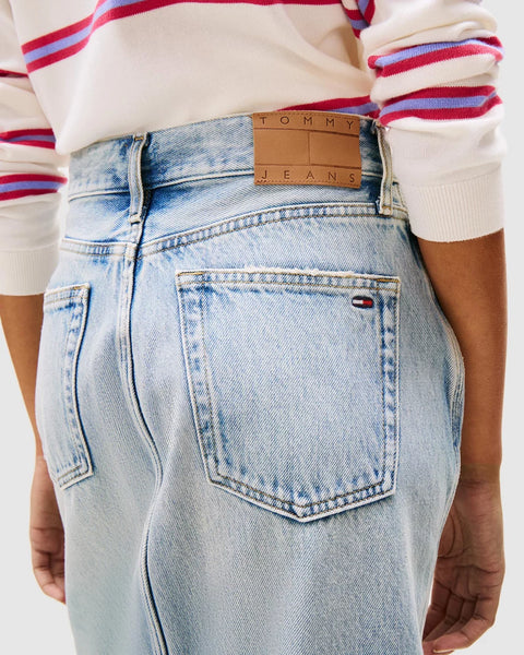 TOMMY JEANS "Clare" midi denim skirt! 14