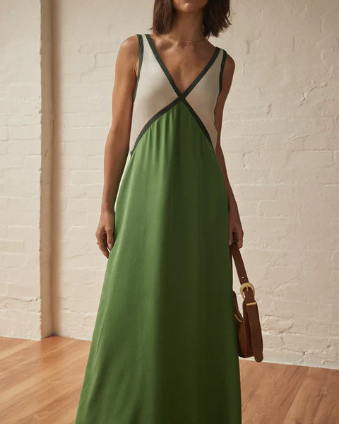 SANCIA "The Naomi" dress in bottle green! 14