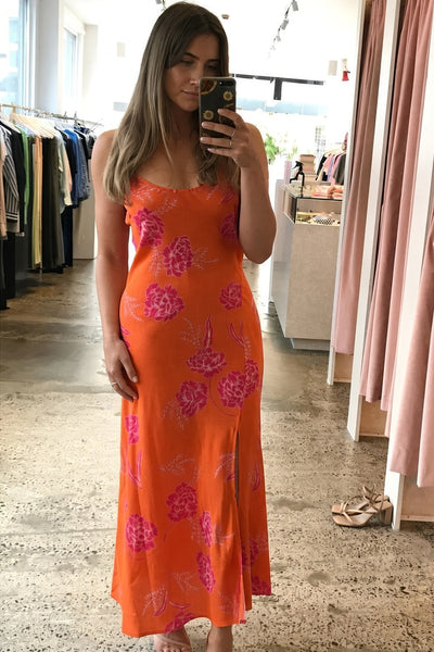 RUBY "Reya" silk bias cut slip dress! 16