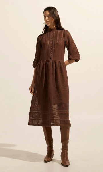 ZOE KRATZMANN "Declare" dress - Choc brown! 10-12
