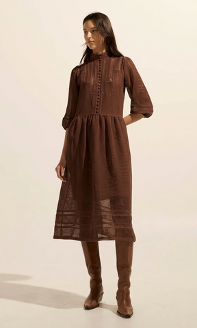 ZOE KRATZMANN "Declare" dress - Choc brown! 10-12
