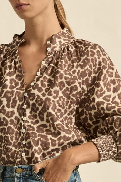 ZOE KRATZMANN - Inspire linen top - Ocelot! 14-16