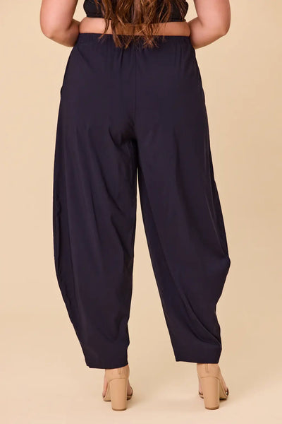 K+K (LN) Rayon barrel leg pant! 12-14