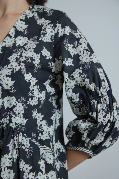 REPERTOIRE (NZ) Floral midi dress with pockets! 10-12