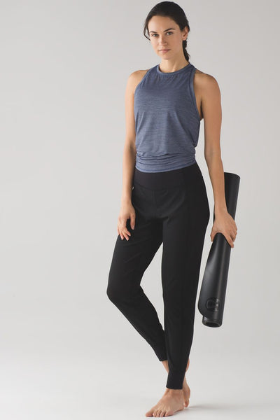 LULULEMON "Hot Like Agni" racerback tank - Navy marle! 10-12