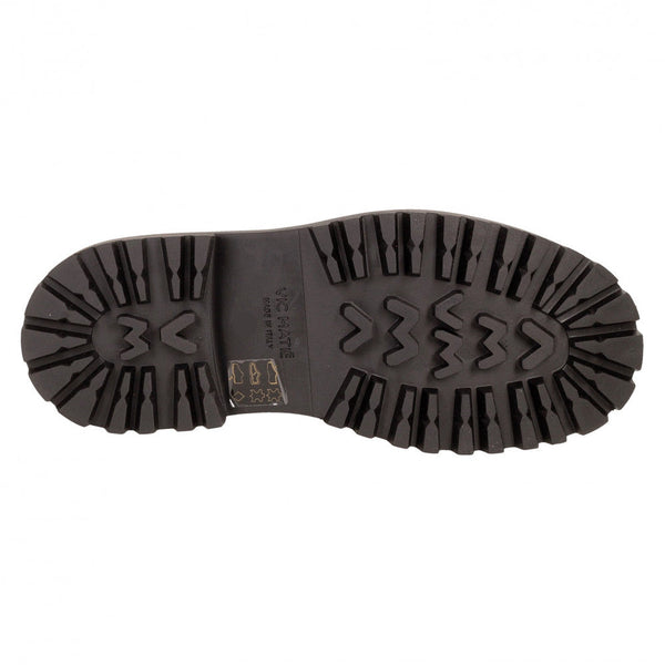 VIC MATIE (ITA) Leather platform loafers - Burgundy! 37.5