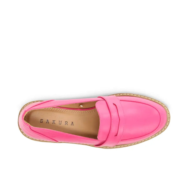 SAKURA (LN) "Marseille" pink loafers! 9