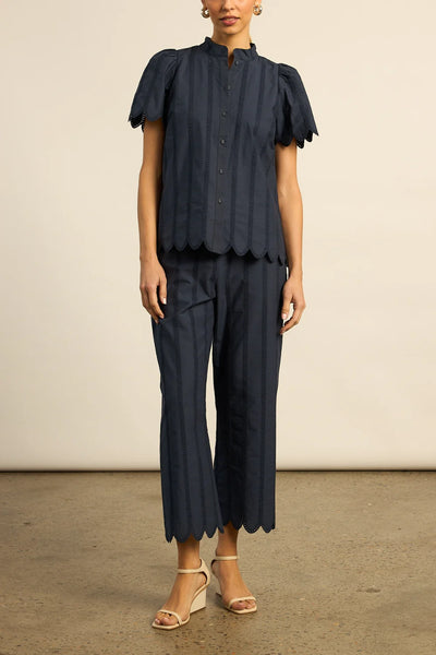 ZOE KRATZMANN (LN) Broiderie Pier top - Midnight! 16
