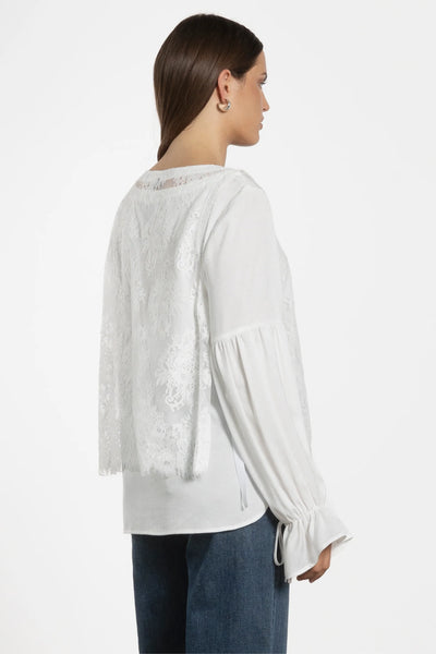 ATELIER By Repertoire (LN) Two piece lace gilet top! 8-10