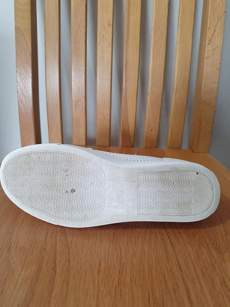 MINX "Willott" white pinhole leather boots! 41