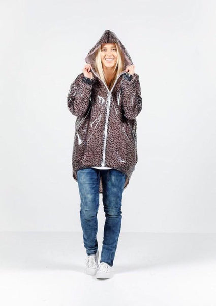 HOME-LEE - Leopard print rain jacket! 6-10