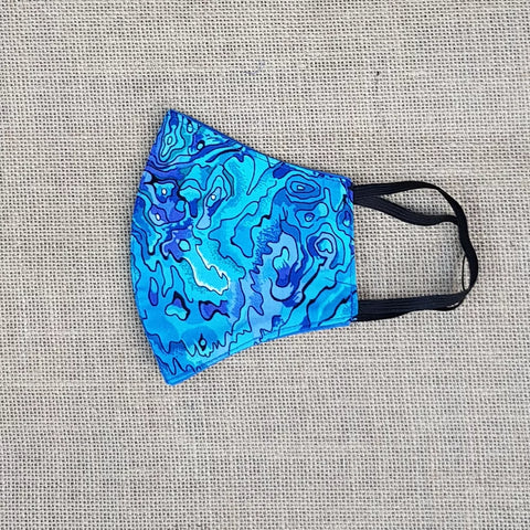 BACK TO BASICS - Reversible paua print face masks!