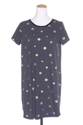 ELM - Gold spot + stripe dress! 10