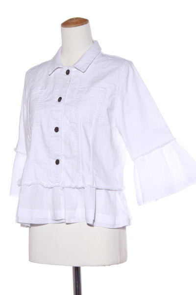 VASSALLI - Frill trim denim jacket! 16