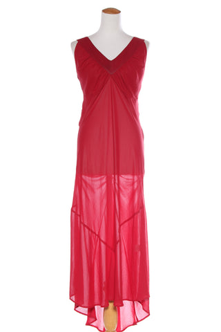 TCD - Red hi low bias cut maxi dress! 14