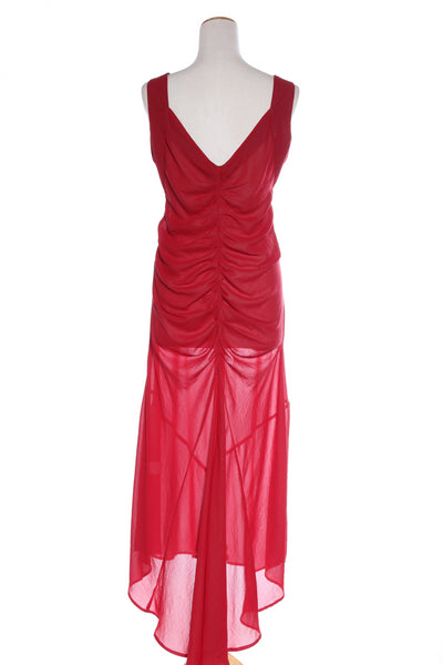 TCD - Red hi low bias cut maxi dress! 14