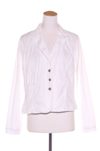 LOOBIE'S STORY - White cotton stretch jacket! 16