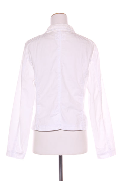 LOOBIE'S STORY - White cotton stretch jacket! 16