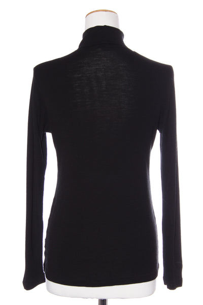 BAYROAD MERINOS (NZ) Black merino polo-neck! 12