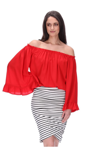 PRETTY BASIC By Augustine - Stripe meow skirt long! 12